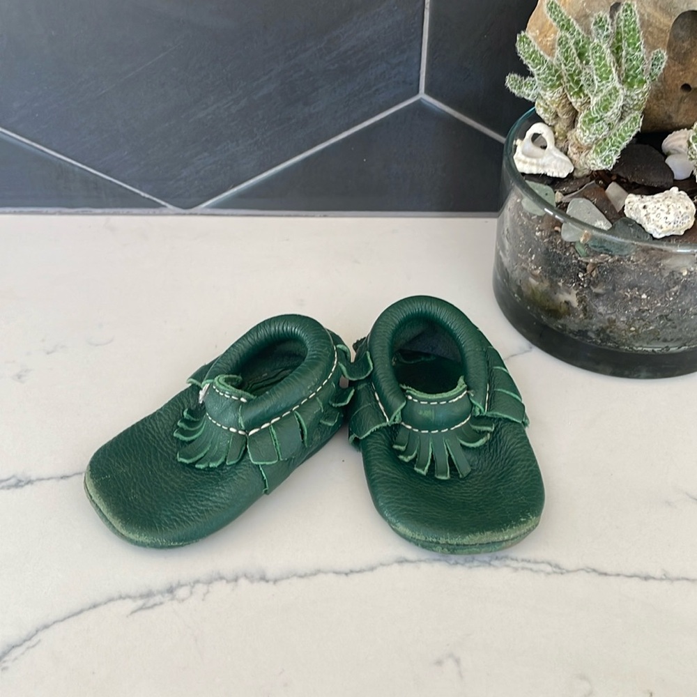 Freshly picked baby moccasins